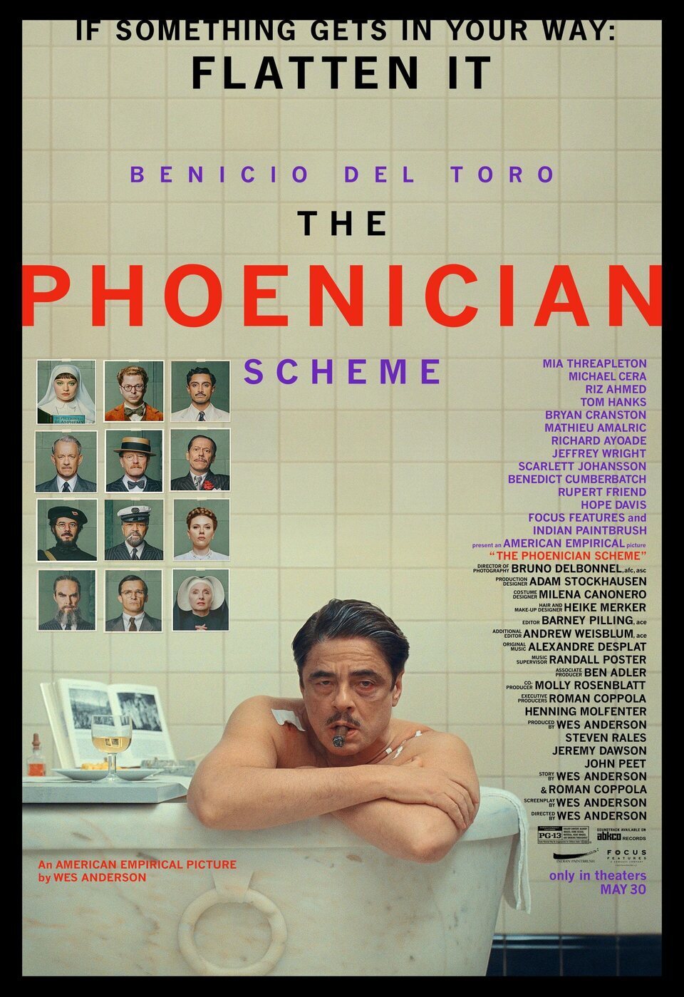 Cartel de The Phoenician Scheme - 