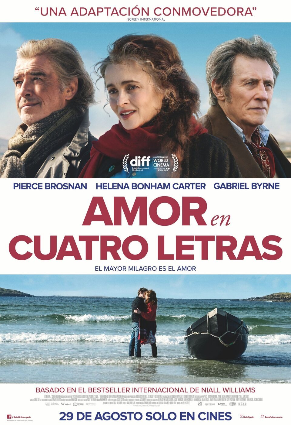 Cartel de Amor en cuatro letras - España
