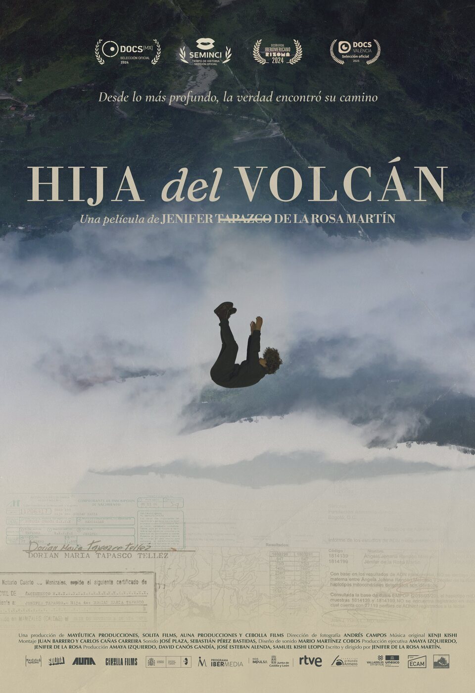 Cartel de Hija del volcán - Cartel 'Hija del volcán'