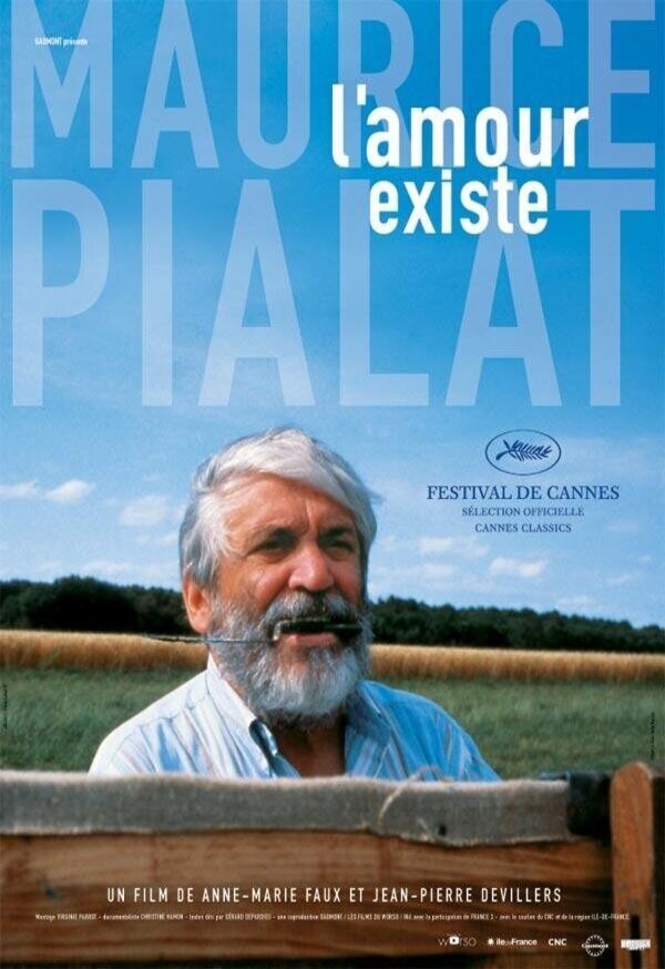 Cartel de Maurice Pialat, l'amour existe - 