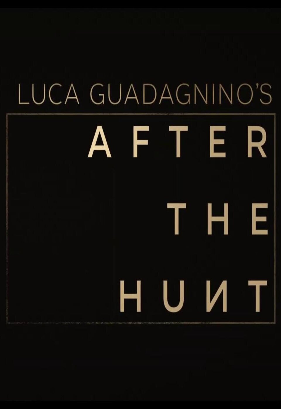 Cartel de After the Hunt - 