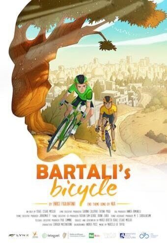 Cartel de La bicicleta de Bartali - Inglés