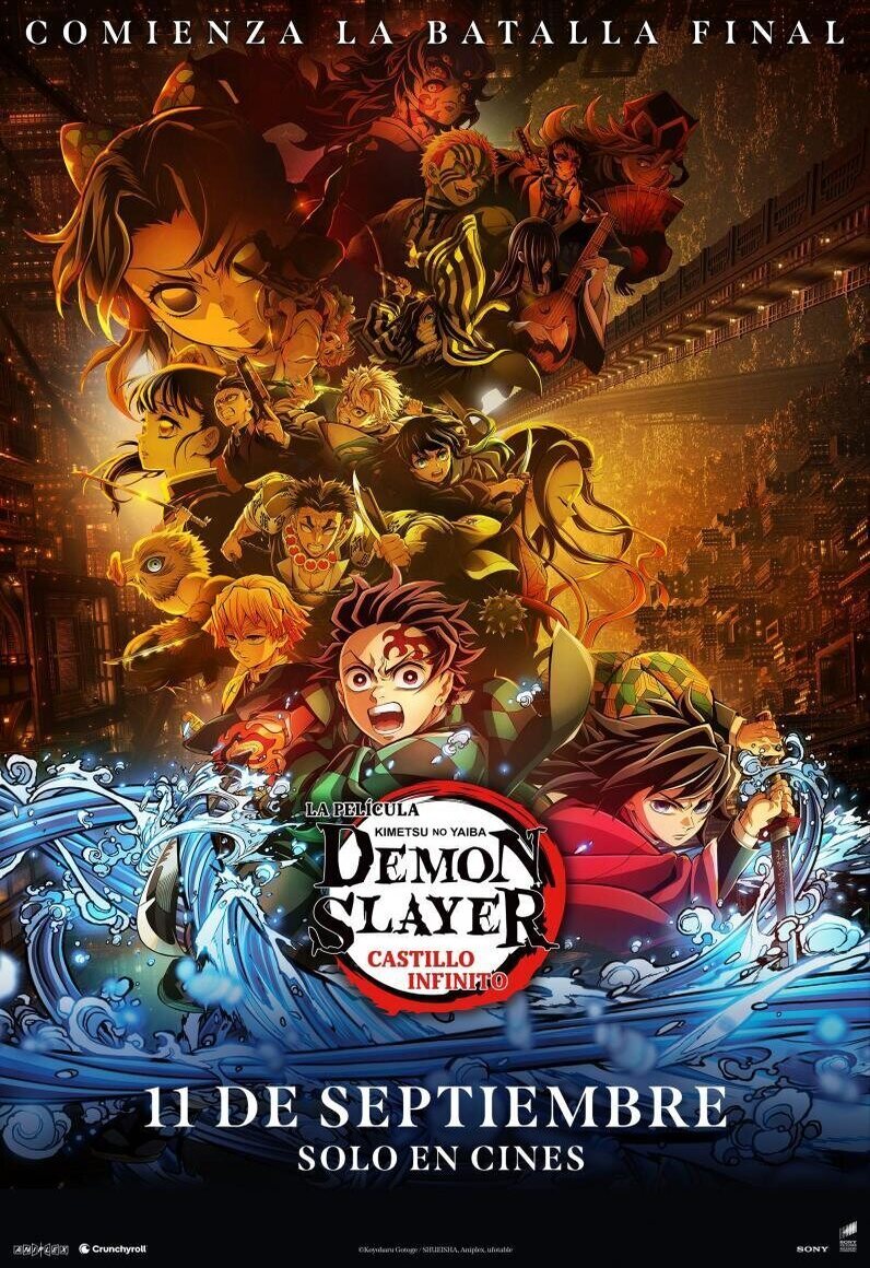 Cartel de Demon Slayer: Kimetsu no Yaiba - Castillo infinito - 