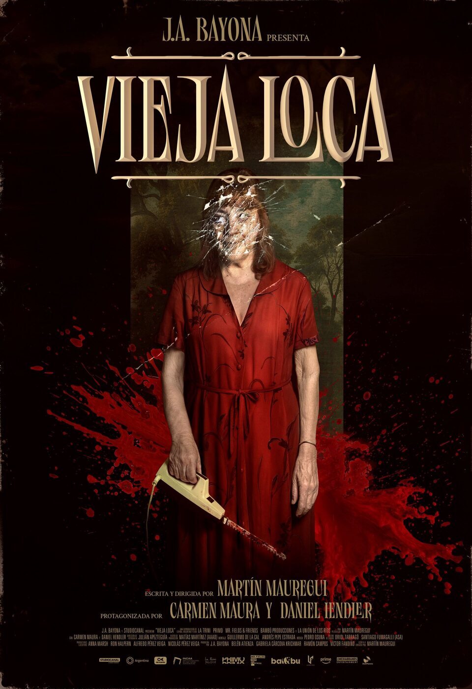 Cartel de Vieja loca - España