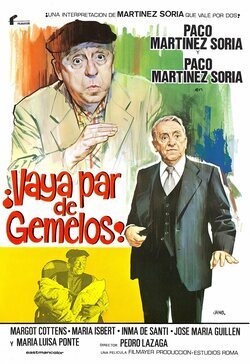 Cartel de Vaya par de gemelos