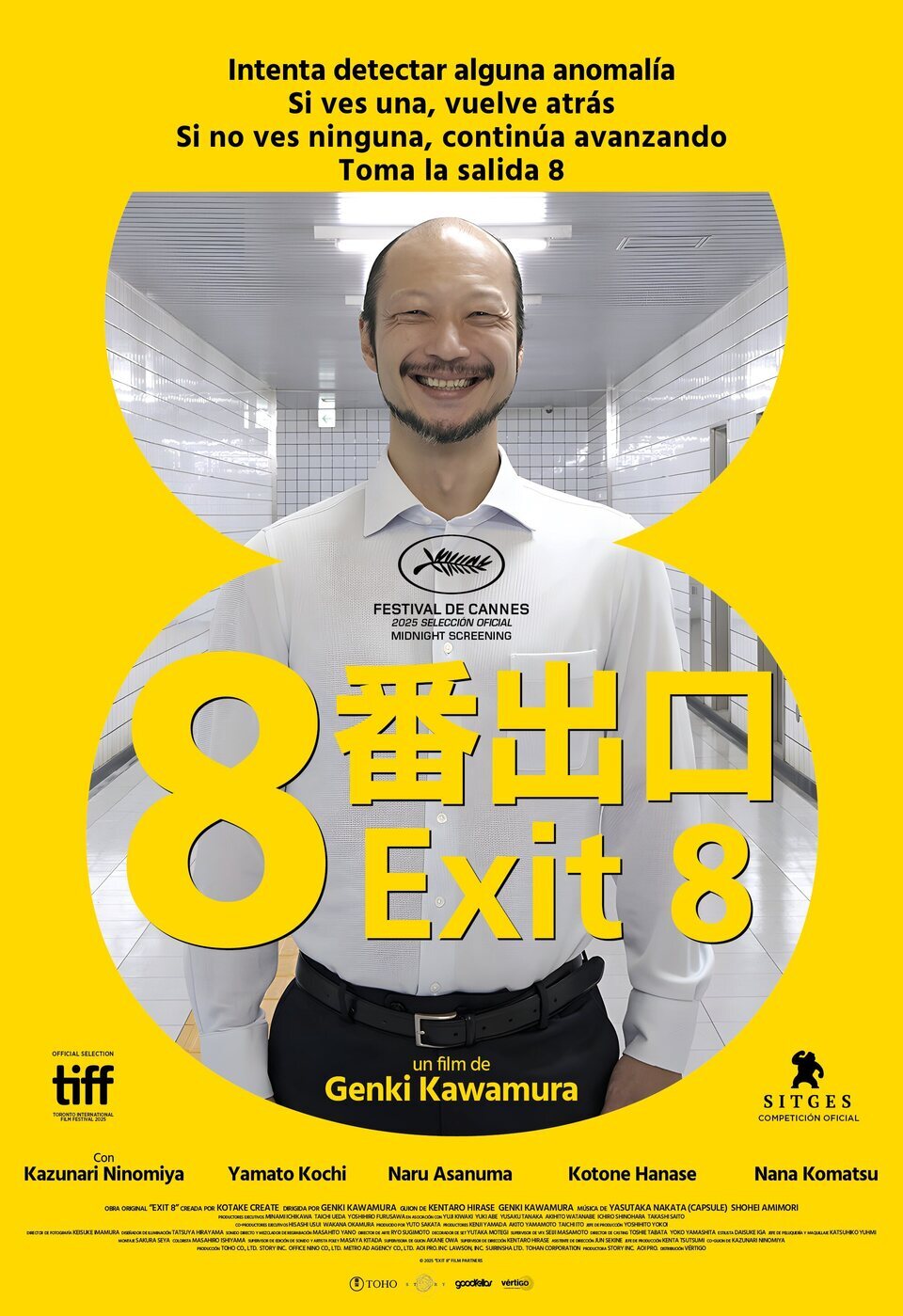 Cartel de Exit 8 - España