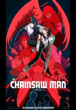 Cartel de Chainsaw Man - La película: Arco de Reze