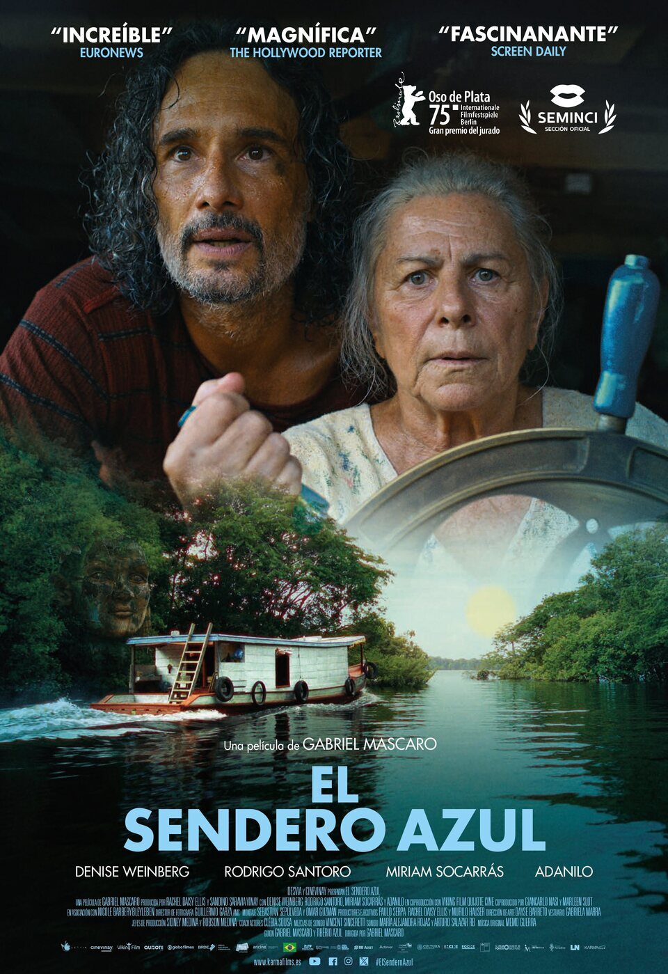 Cartel de O Último Azul - Poster 'El sendero azul' España