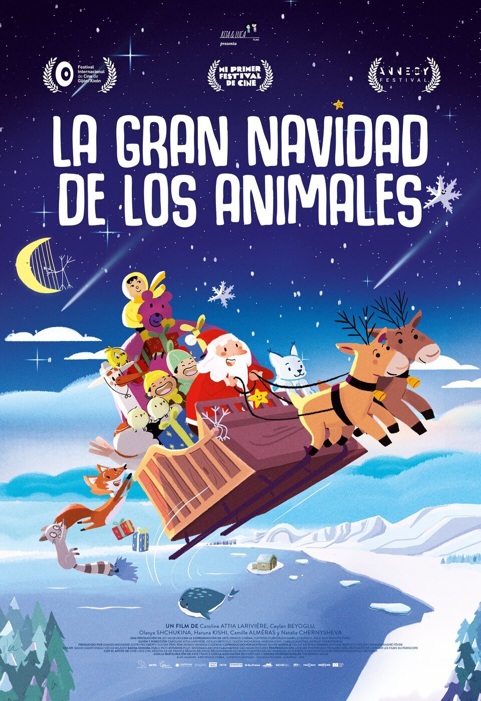 Cartel de Le grand Noël des animaux - España