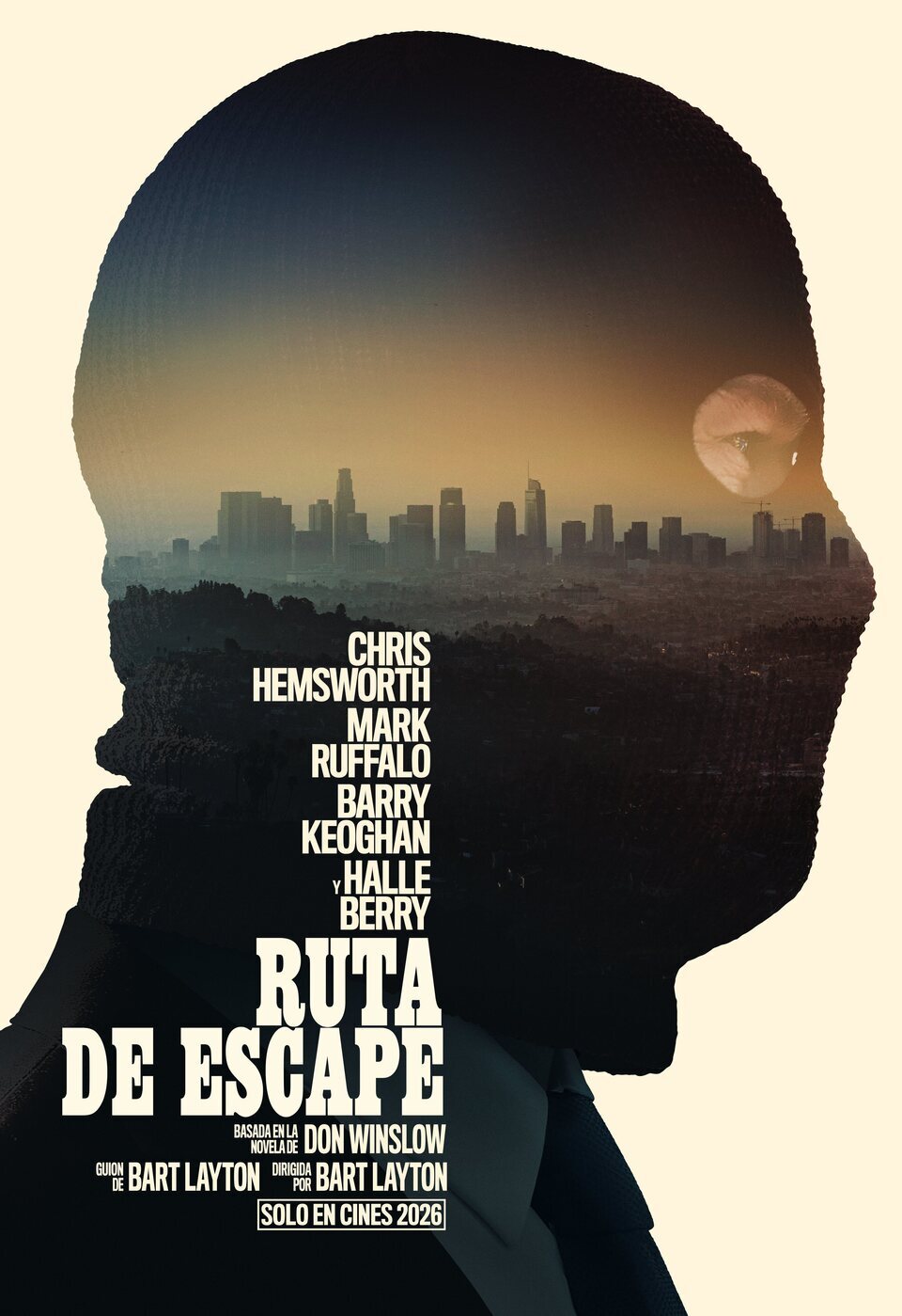 Cartel de Crime 101 - Poster 'Ruta de escape' España