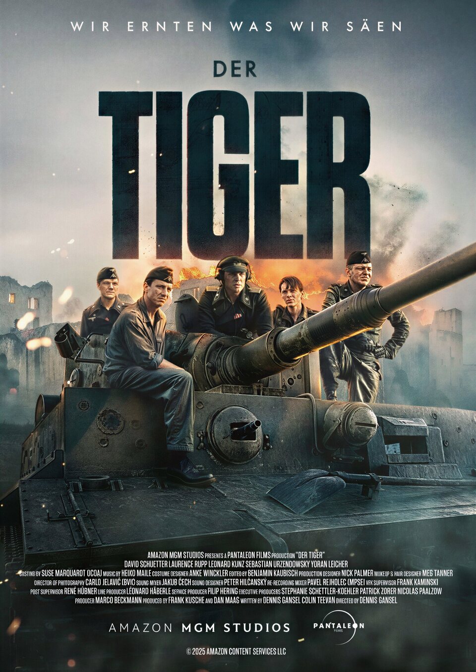 Cartel de Tiger: Tanque de guerra - Alemania