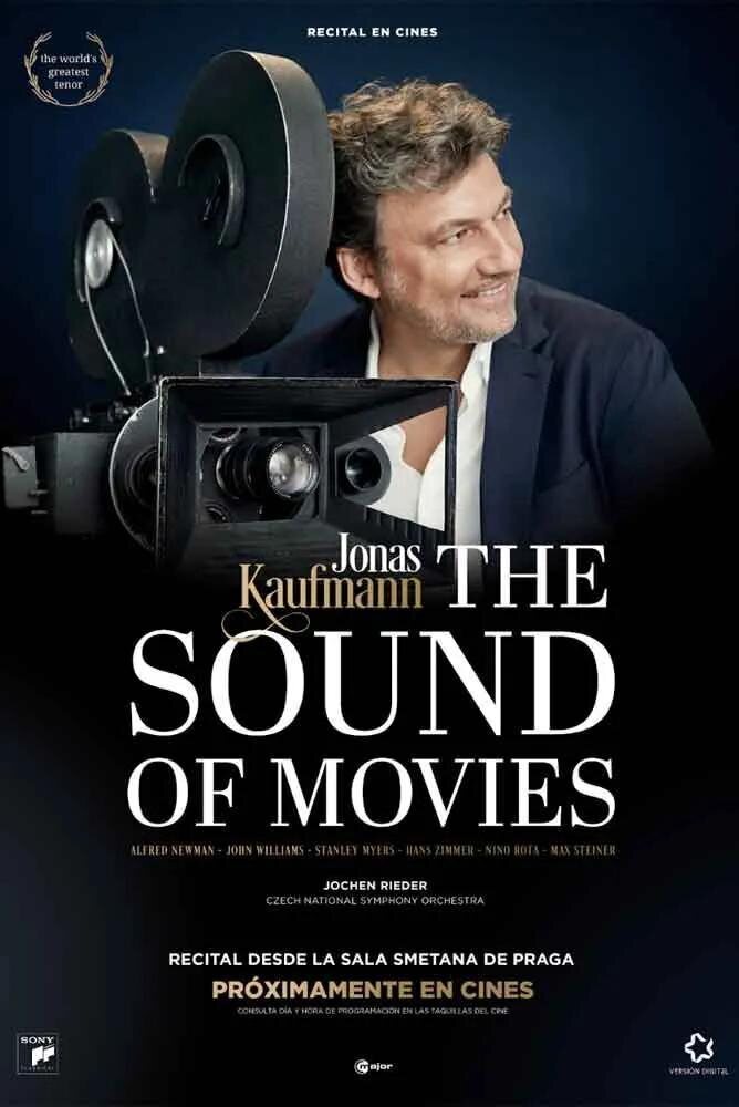 Cartel de Jonas Kaufmann: The Sound of Movies - Cartel original