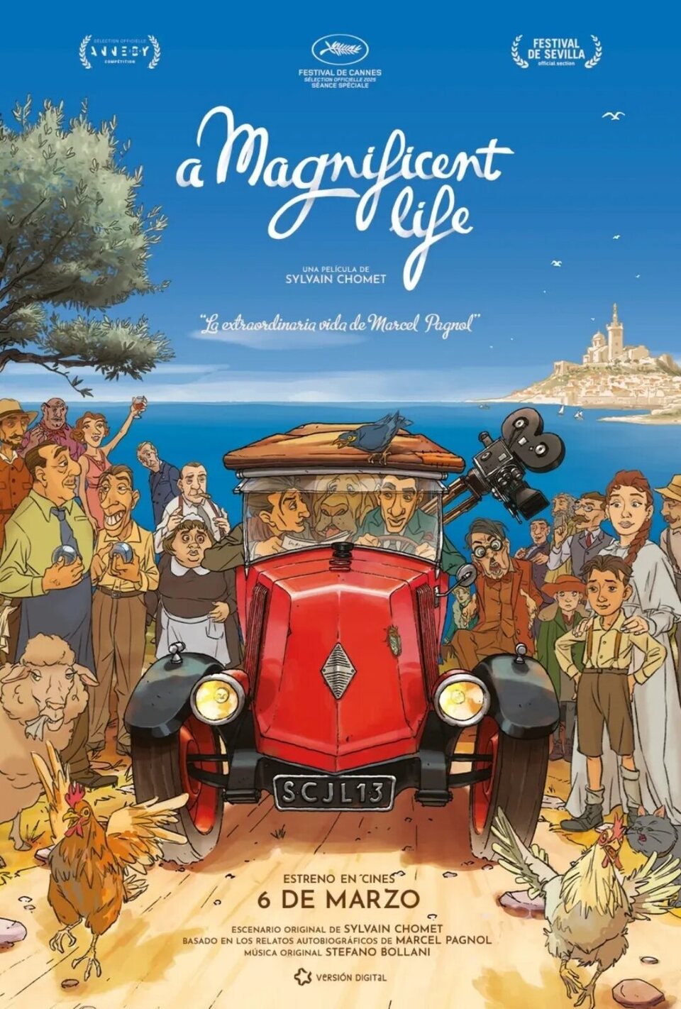 Cartel de A Magnificent Life - España