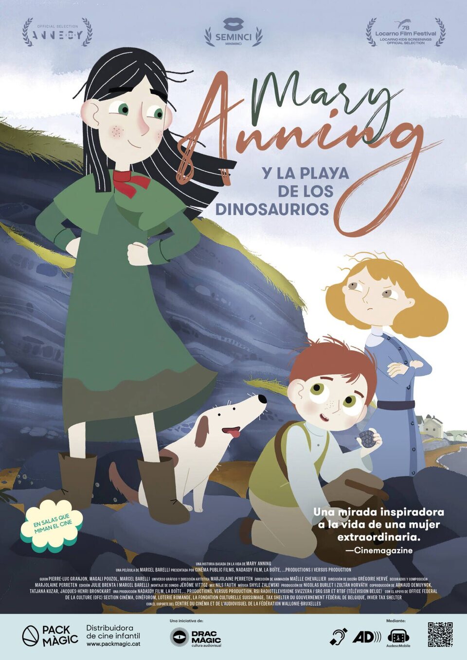 Cartel de Mary Anning y la playa de los dinosaurios - Cartel Oficial