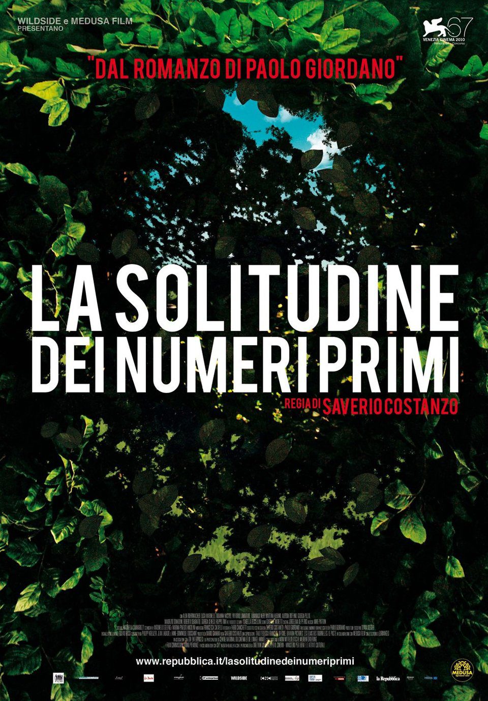 Cartel de La soledad de los números primos - Italia