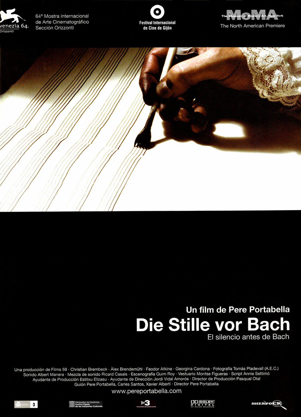Cartel de El silencio antes de Bach - España