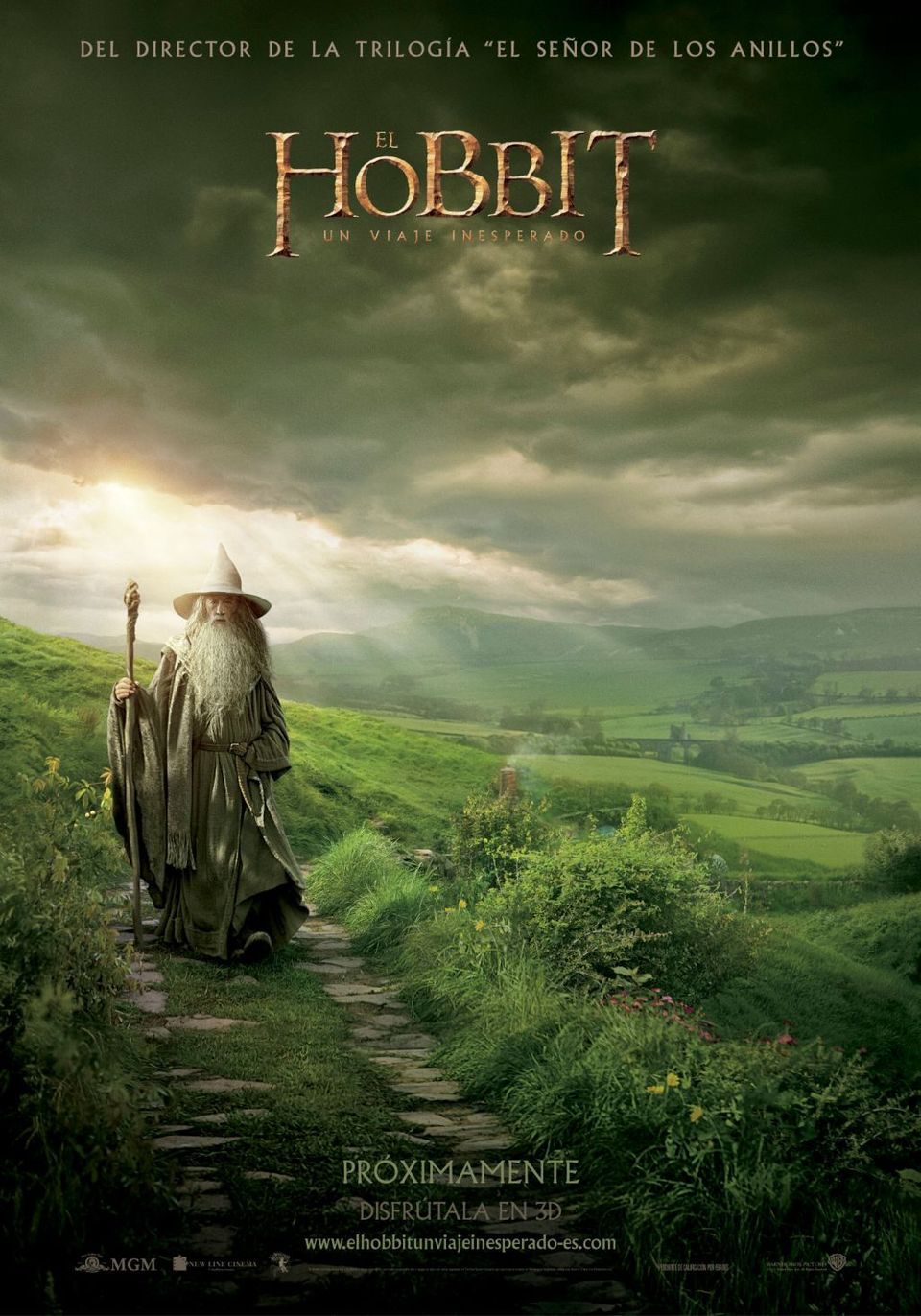 Cartel de El Hobbit: Un viaje inesperado - Póster en español