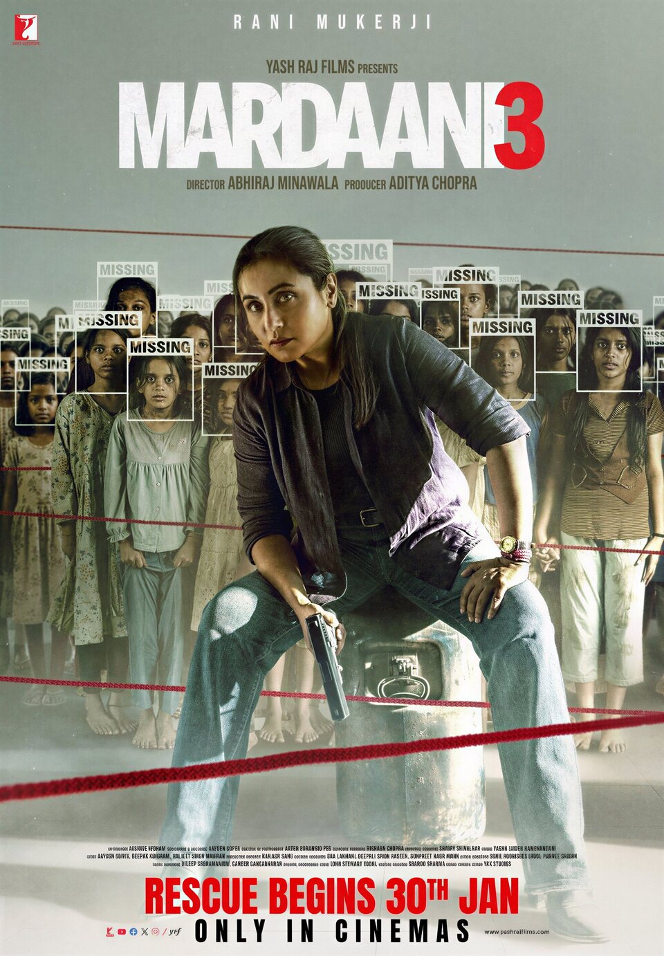 Cartel de Mardaani 3 - Estados Unidos