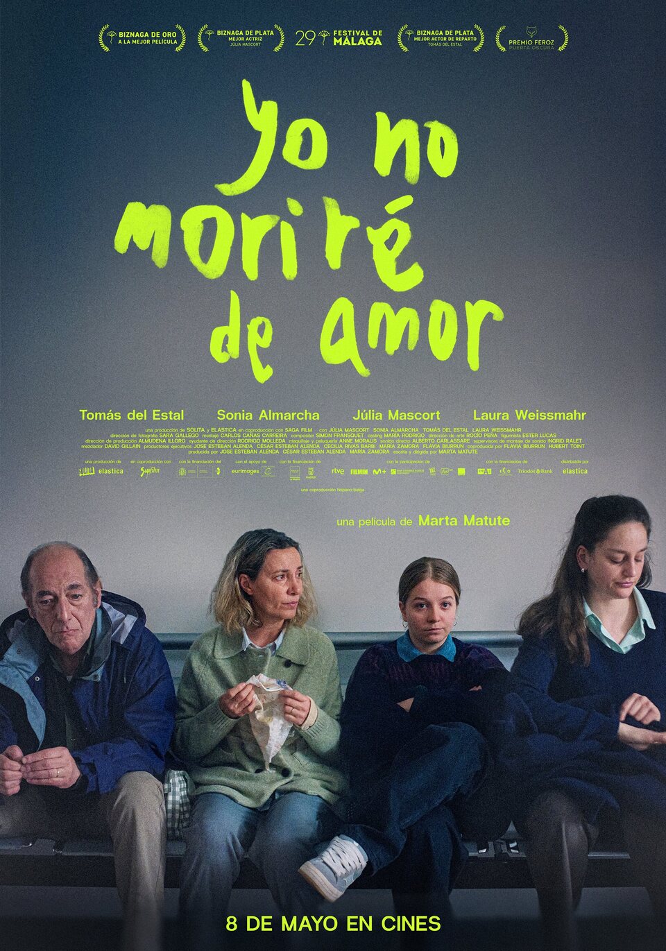 Cartel de Yo no moriré de amor - España