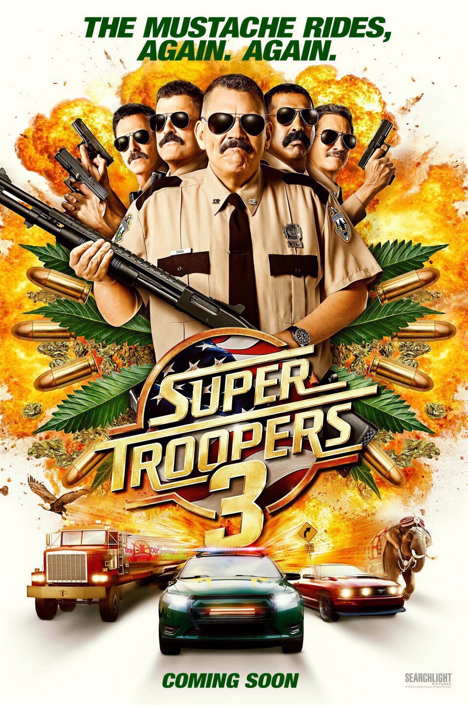 Cartel de Super Troopers 3 - Estados Unidos