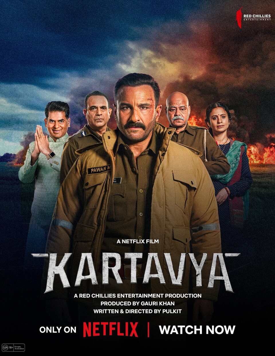 Cartel de La fuerza del deber - India