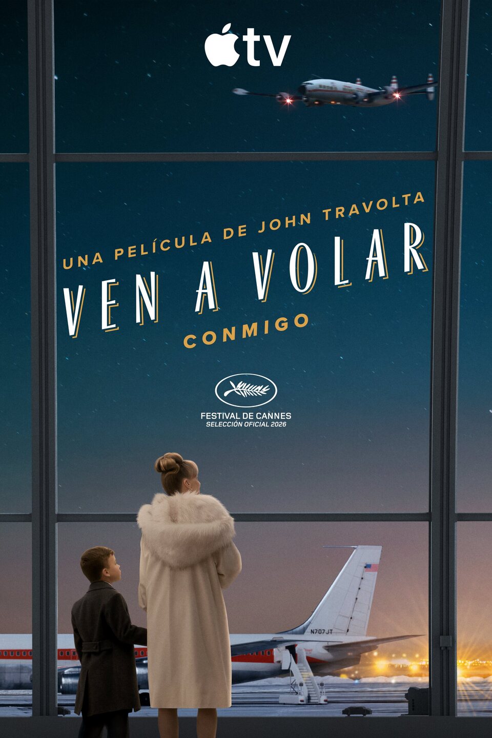 Cartel de Ven a volar conmigo - España