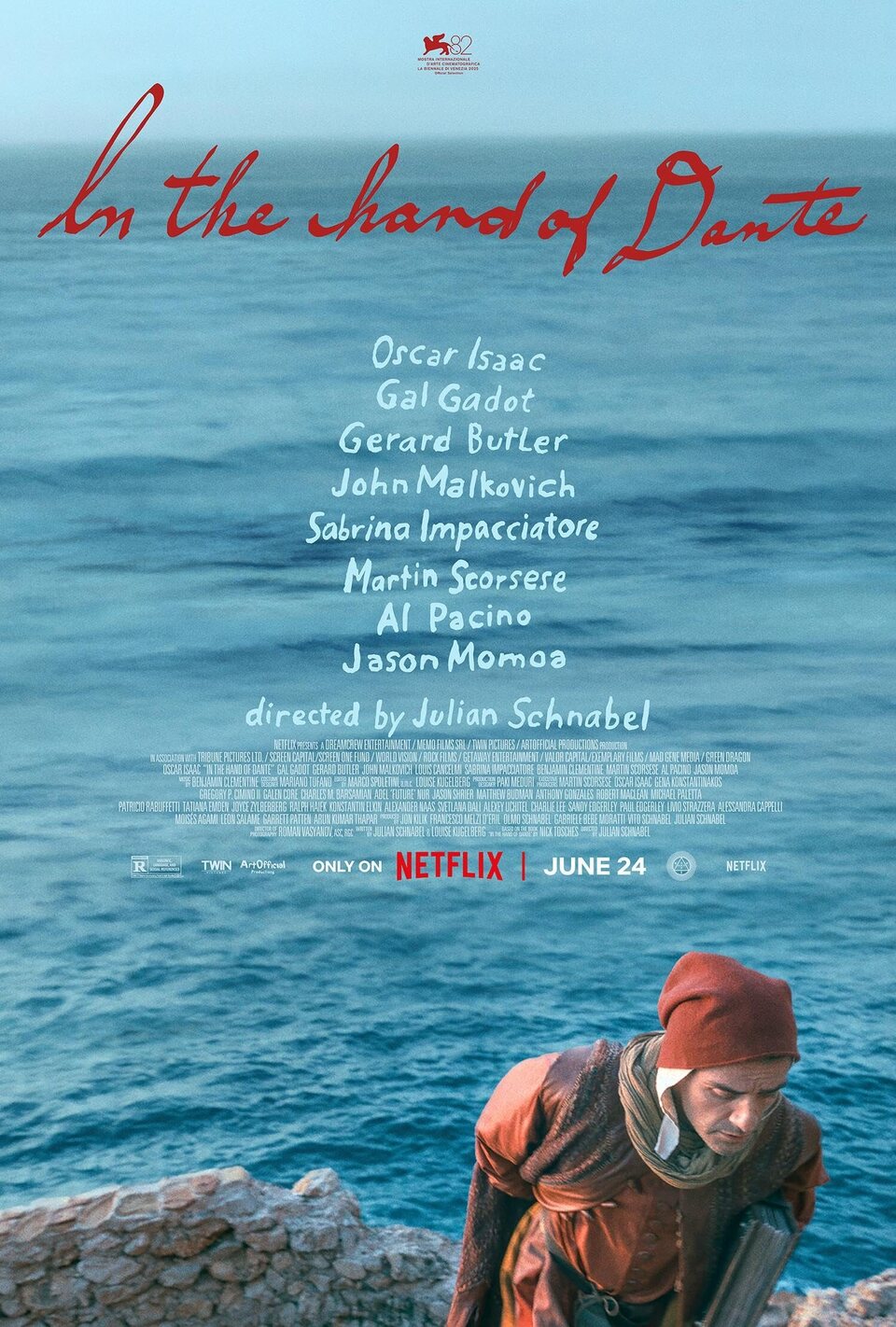 Cartel de In the Hand of Dante - Estados Unidos