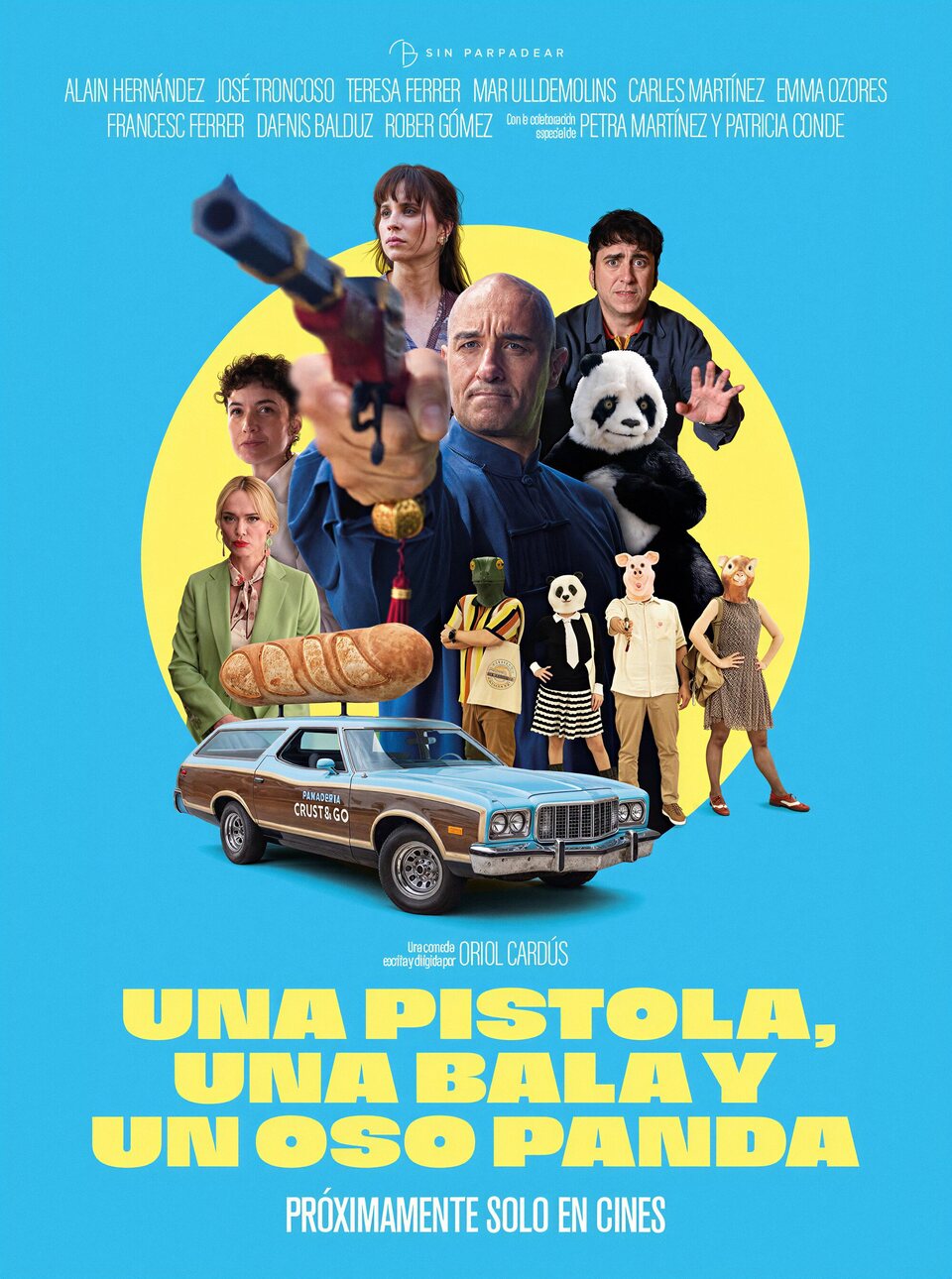 Cartel de Una pistola, una bala y un oso panda - España