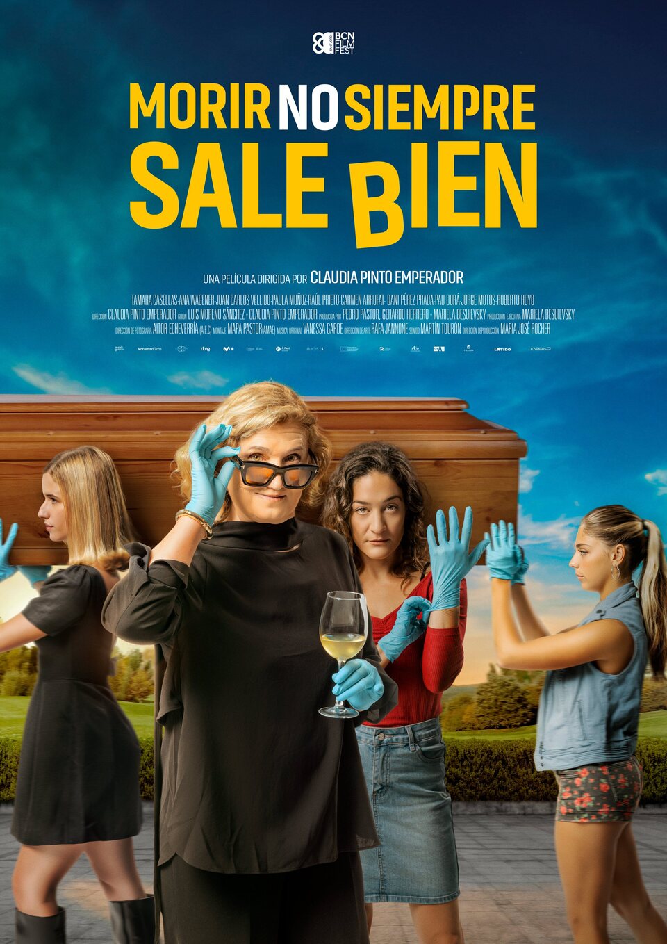 Cartel de Morir no siempre sale bien - España