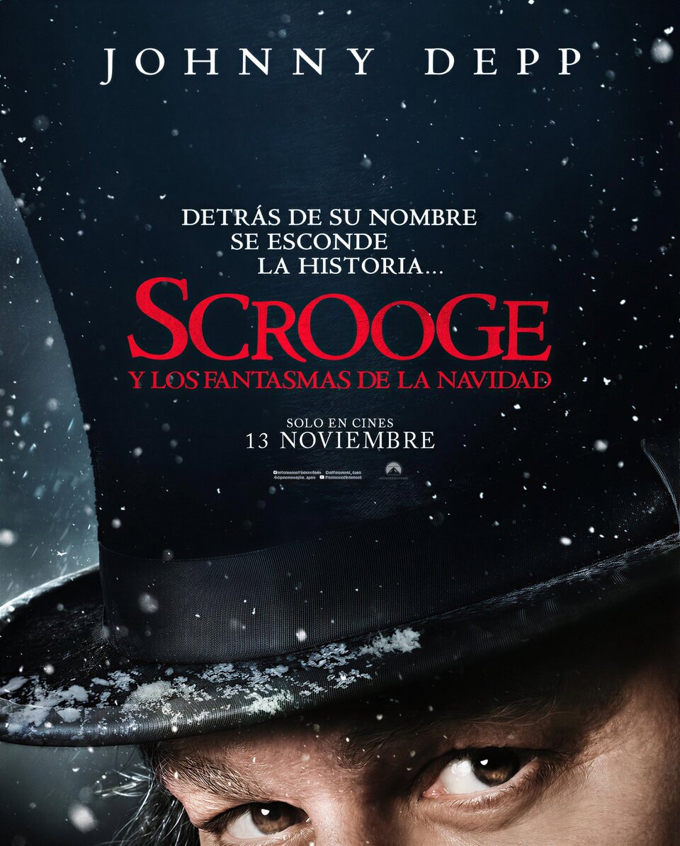 Cartel de Scrooge y los fantasmas de la Navidad - España