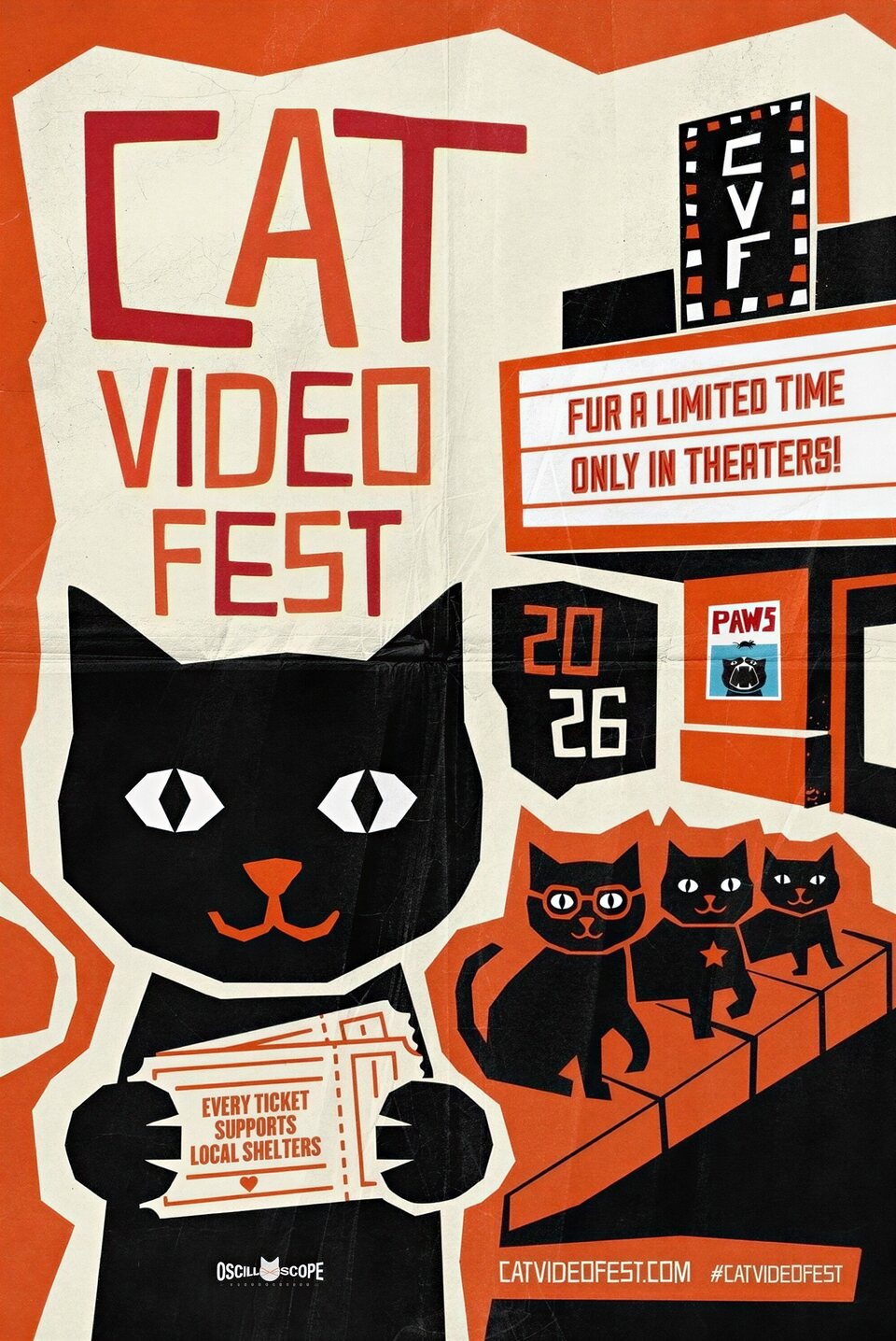 Cartel de CatVideoFest 2026 - Estados Unidos