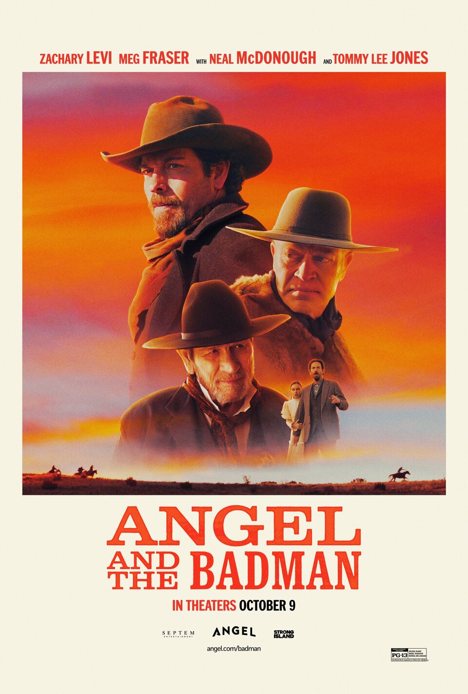 Cartel de Angel and the Badman - Estados Unidos