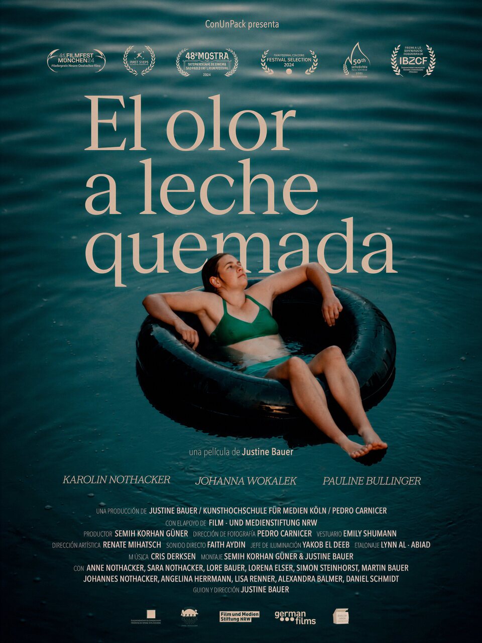 Cartel de El olor a leche quemada - España