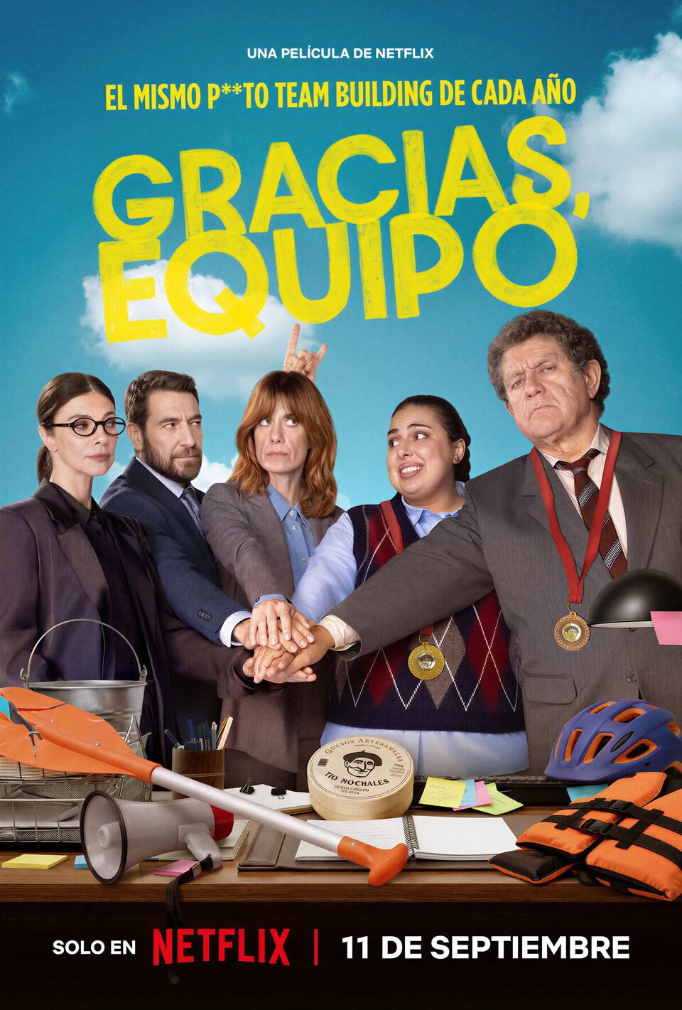 Cartel de Gracias, equipo - España