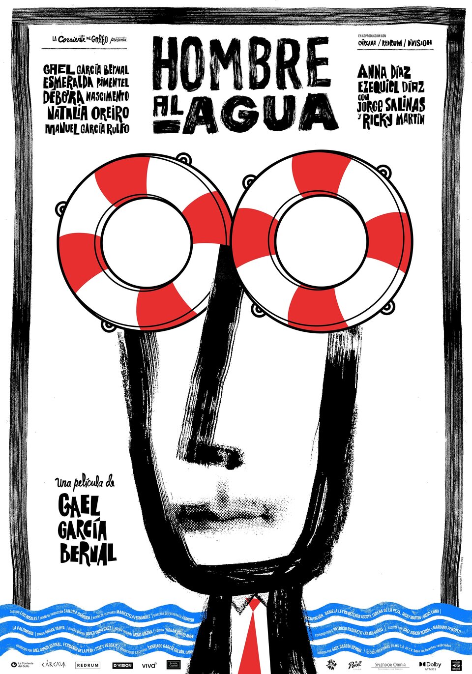Cartel de Hombre al agua - México
