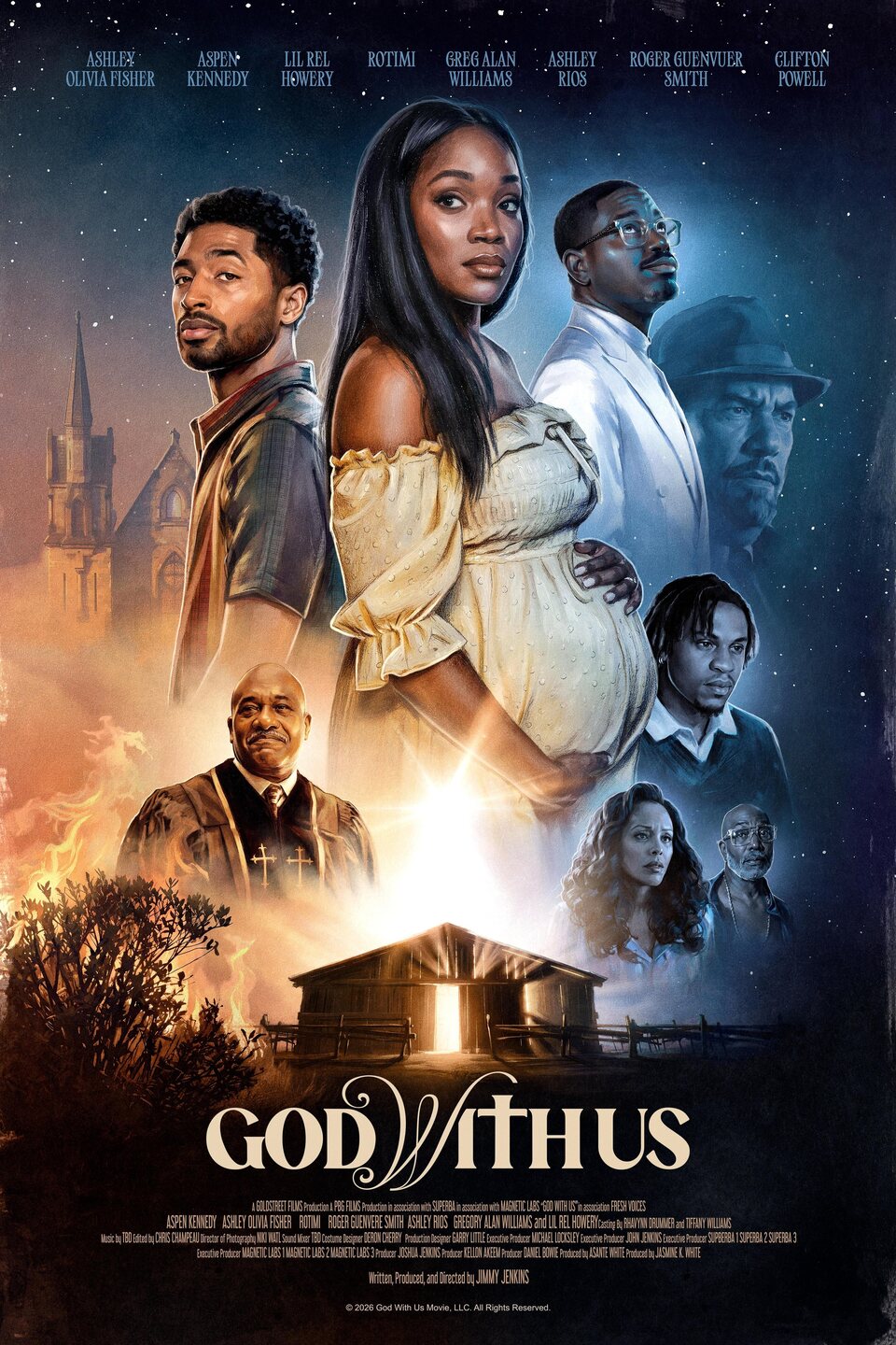 Cartel de God with Us - Estados Unidos