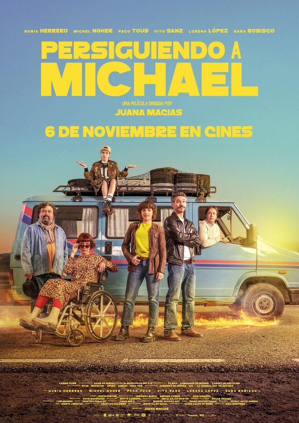 Cartel de Persiguiendo a Michael - España
