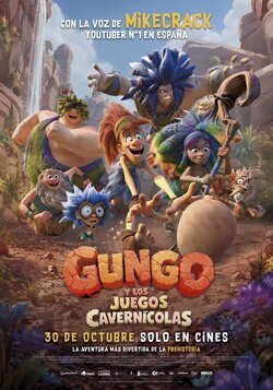 Cartel de Gungo Y Los Juegos Cavernícolas