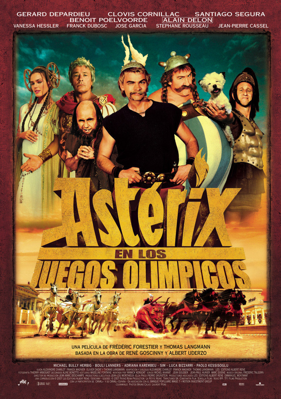 Cartel de Astérix en los Juegos Olímpicos - España