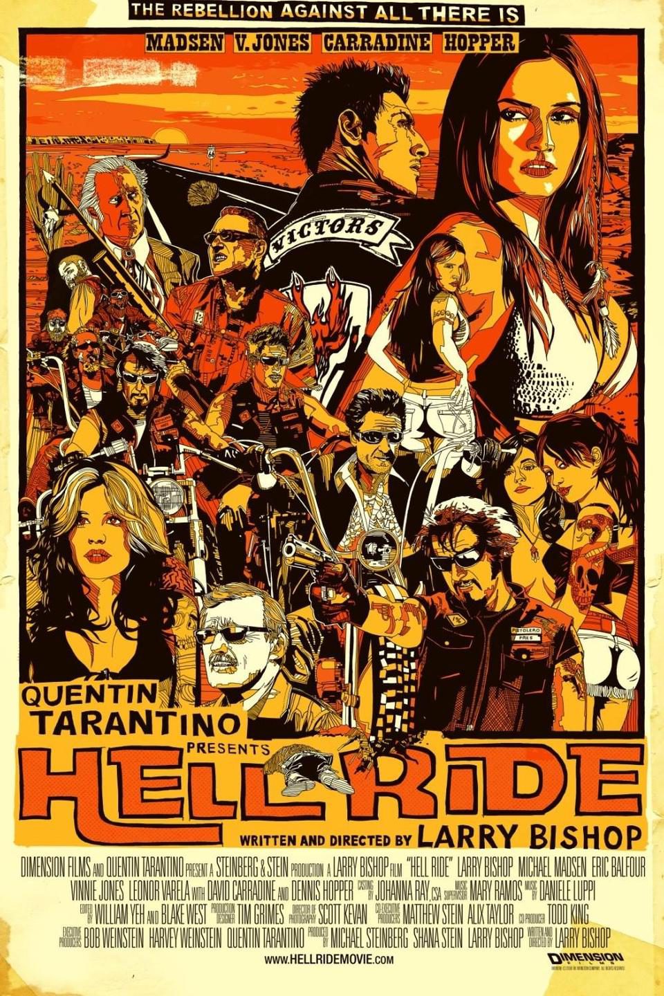 Cartel de Hell Ride - Estados Unidos