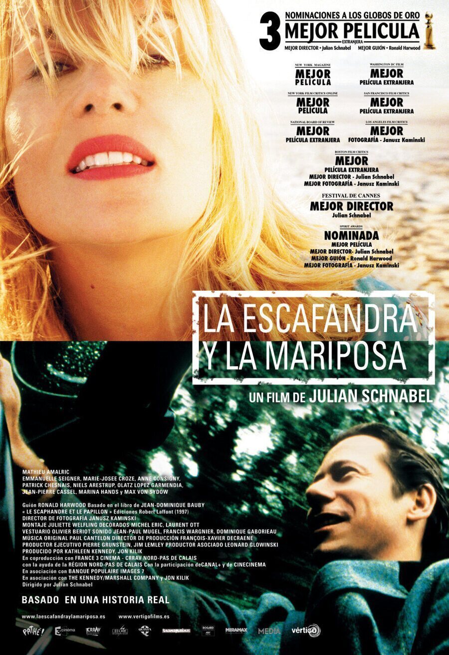 Cartel de La escafandra y la mariposa - España