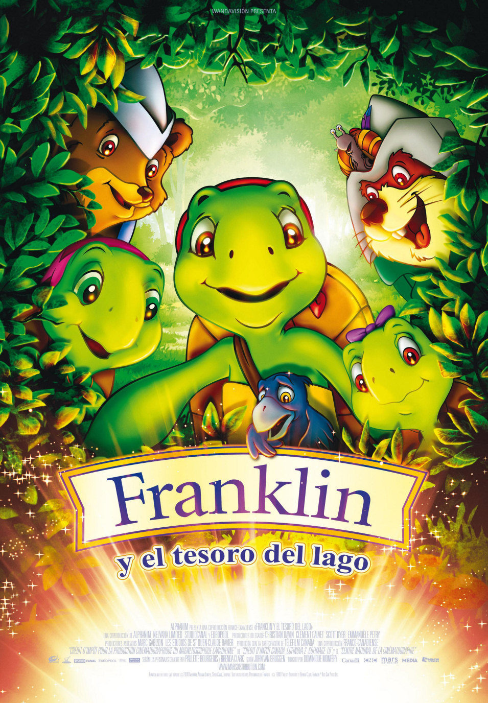 Cartel de Franklin y el tesoro del lago - España