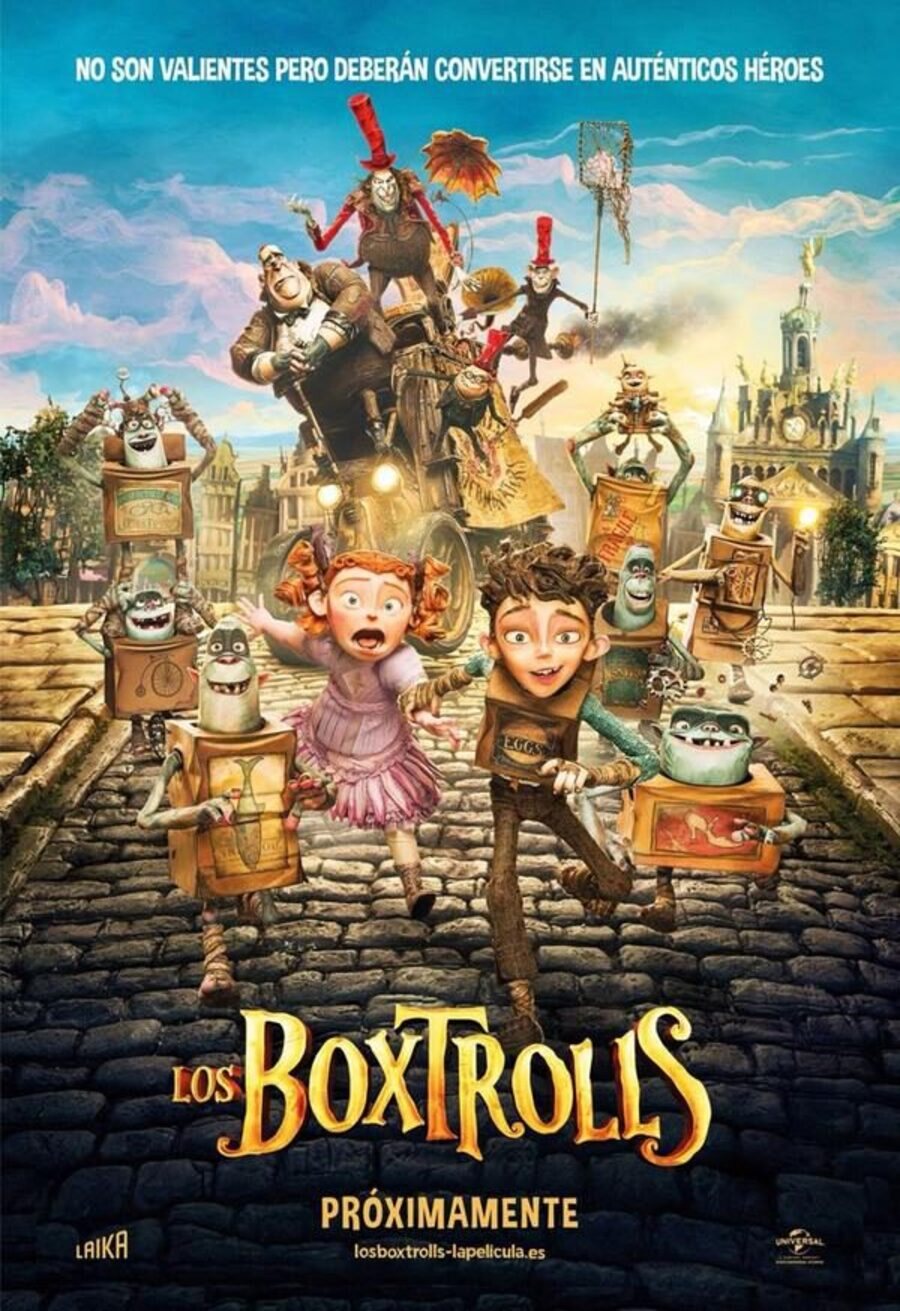 Cartel de Los Boxtrolls - España