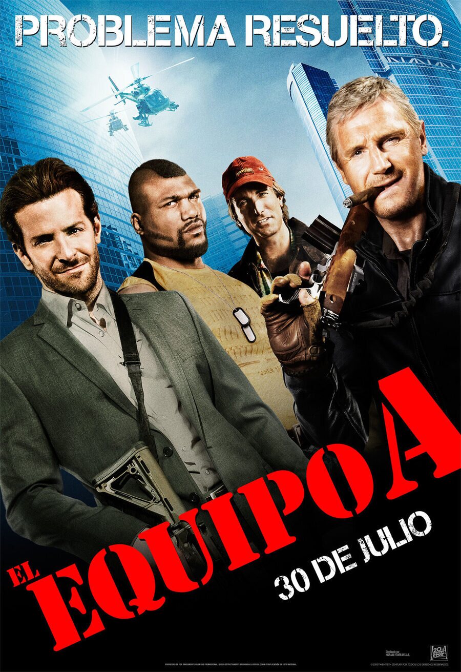 Cartel de El Equipo A - España