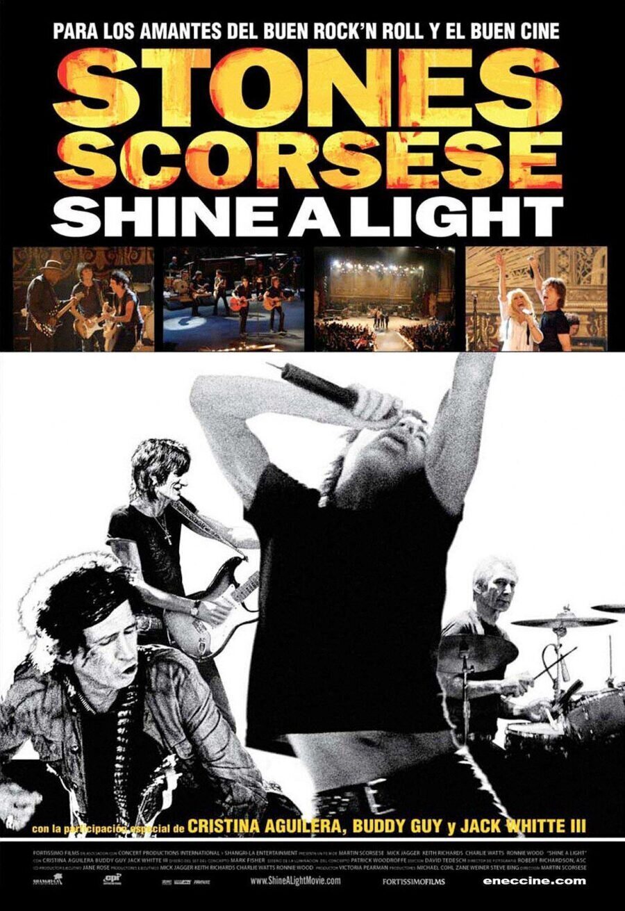 Cartel de Shine a light - España