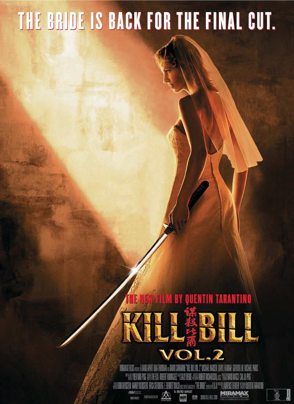 Cartel de Kill Bill: Vol. 2 - EE.UU.