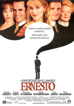 Cartel de La importancia de llamarse Ernesto