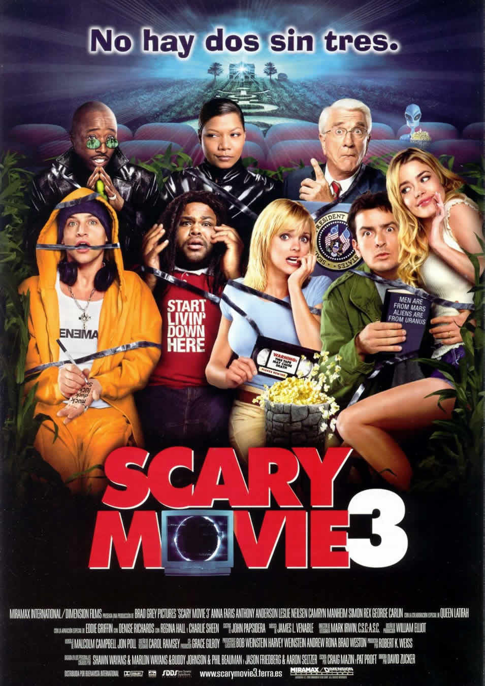 Cartel de Scary Movie 3 - España