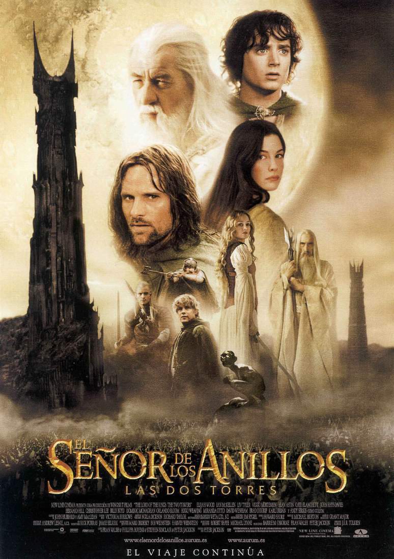 Cartel de El Señor de los anillos: Las dos torres - España