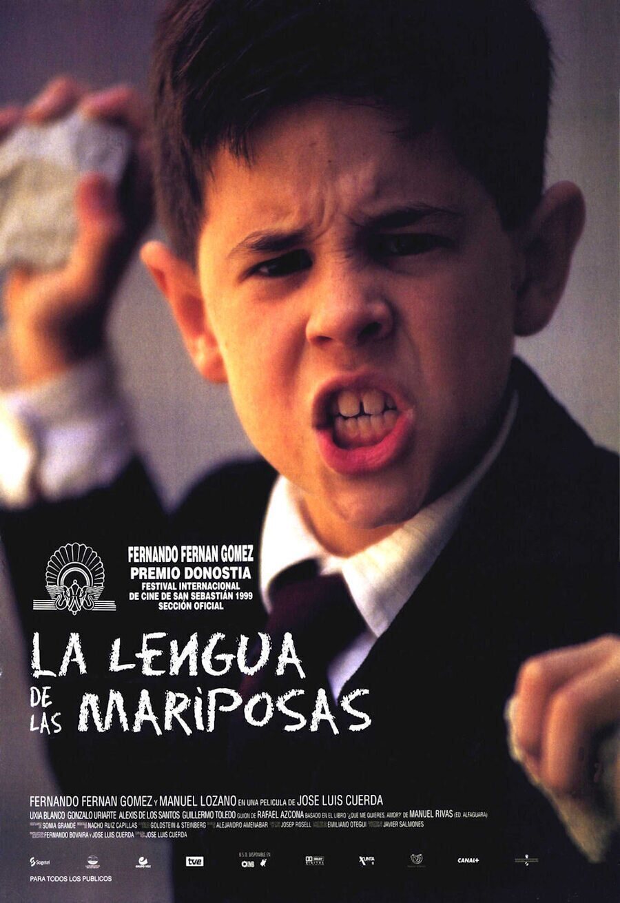 Cartel de La lengua de las mariposas - España